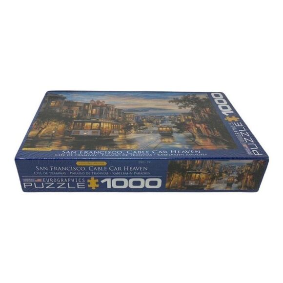 Eurographics‎ Jigsaw Puzzle 1000 Pcs San Francisco Cable Car California - Picture 8 of 8